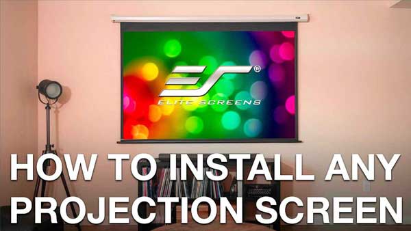 How To Perfectly Install ANY Projection Screen How To Perfectly Install ANY Projection Screen