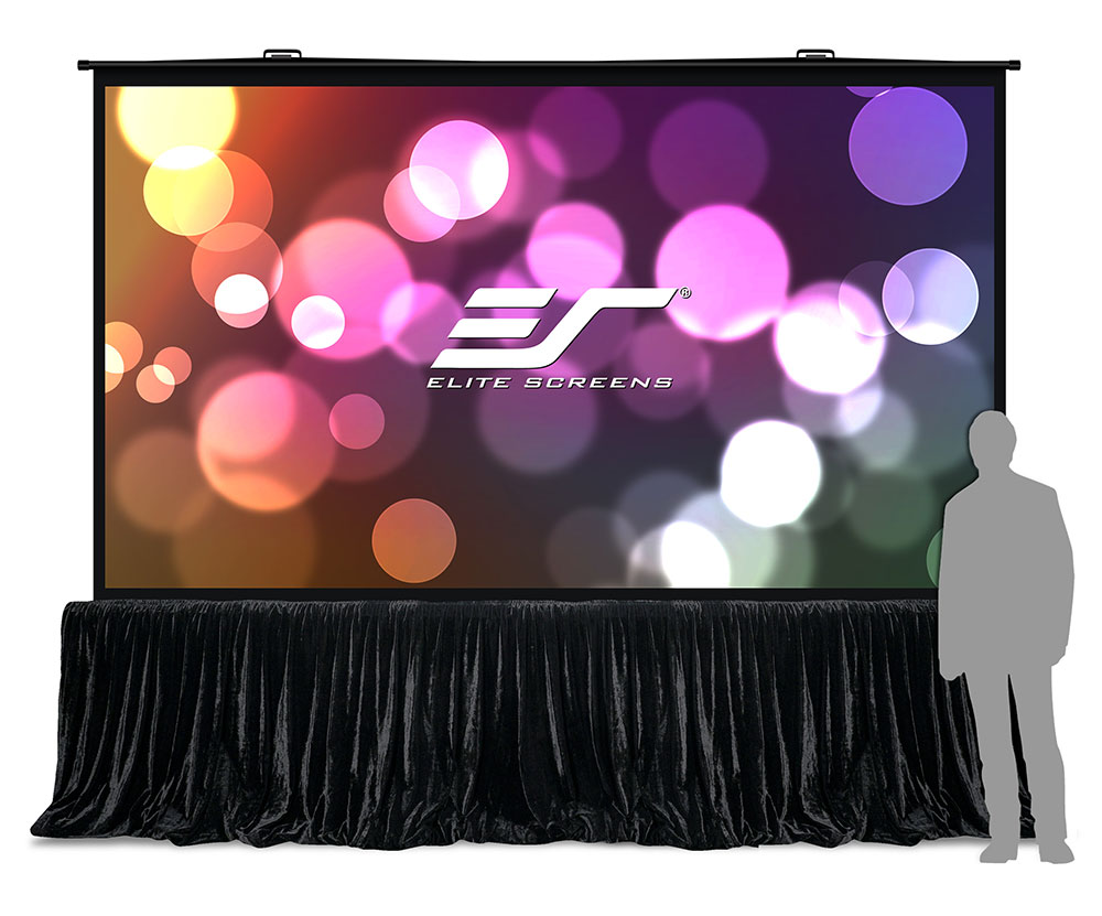 QuickStand 5-Second Series Large Venue Portable Projection Screen