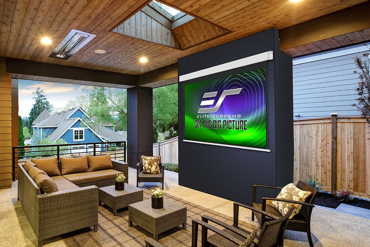 Elite Screens Launches its New Battery-Operated Outdoor Projection Screen