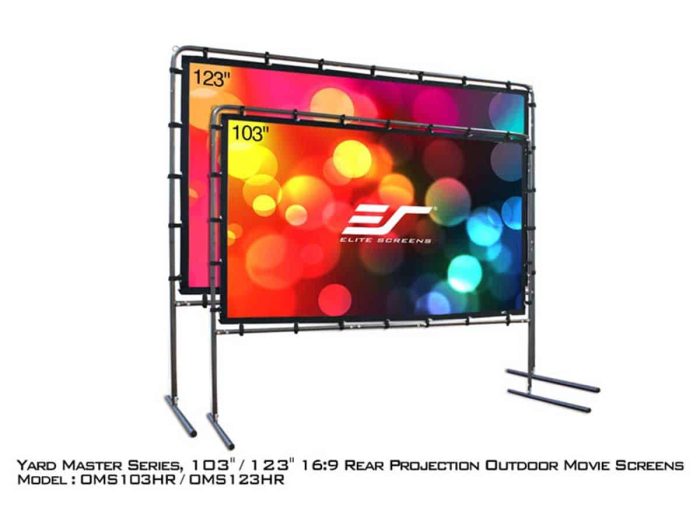Yard Master Series Outdoor Projector Screen Yard Master Series 103" and 123" outdoor projector screens for versatile backyard entertainment.