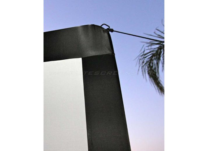 Elite Screens Yard Master Series Outdoor Projector Screen Yard Master Series Top Right Corner